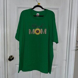 NEW Handcrafted Blessed Mom Shirt Size 2XL